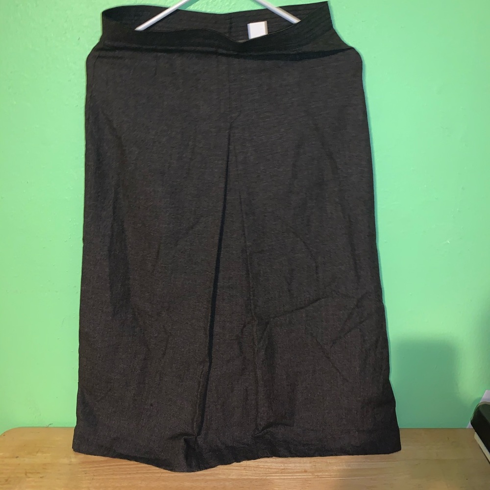 Gray Wool J. Crew A-line Skirt